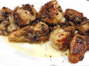 Receta de pollo al ajillo con cerveza