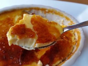 flan de yuca con coco