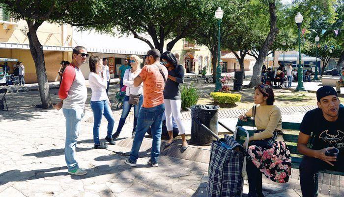 Migrantes cubanos en Nuevo Laredo