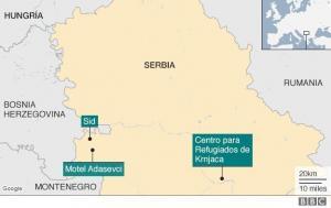 Cubanos varados en Serbia