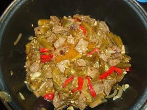 Quimbombó con carne