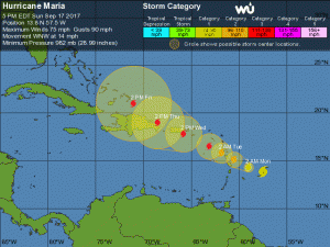 María se convierte en Huracán