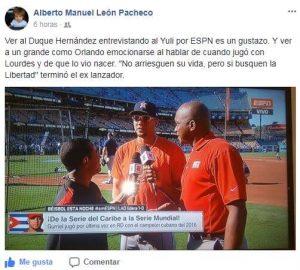 Emotiva entrevista de Orlando “El Duque” Hernández