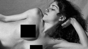 Madonna al desnudo