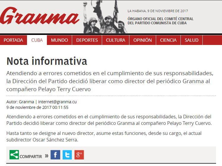 director del periódico Granma