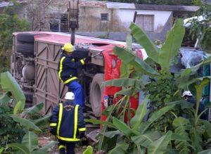 Accidente de tránsito en Yaguajay