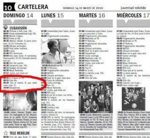 errata de Juventud Rebelde