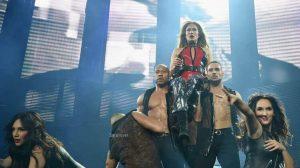 Jennifer Lopez bailó