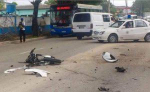 Accidente automovilístico en La Habana