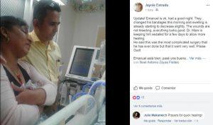 Emanuel ya está en recuperación