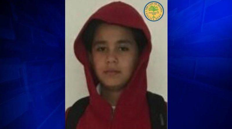 policía de Miami busca a un niño