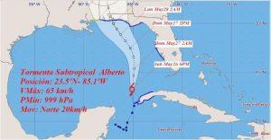 Alberto se aproxima