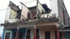 se derrumba una vivienda