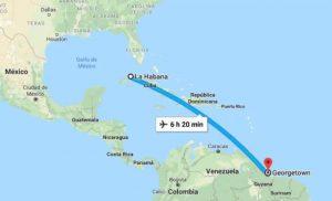 cubanos que necesiten viajar a Guyana