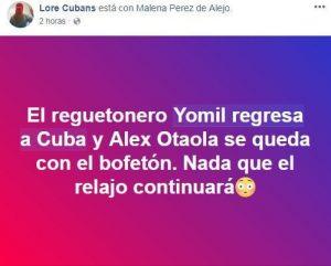Yomil regresa a Cuba