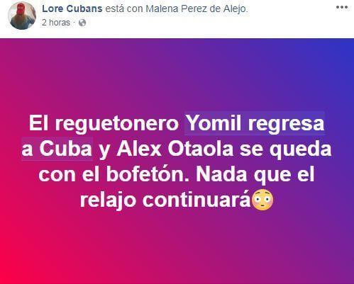 Yomil regresa a Cuba