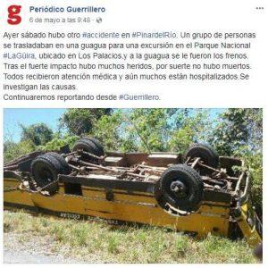 Se le van los frenos a un bus