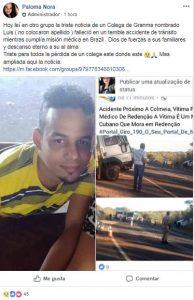 muere en Brasil