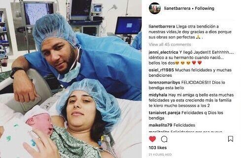 segundo hijo de Yuly Gurriel