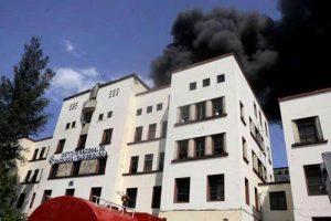 incendio en el Hospital Oncológico