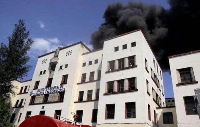 incendio en el Hospital Oncológico