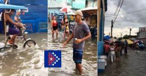 Con el agua a los tobillos