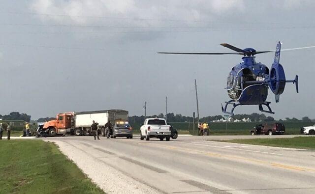 accidente de tráfico en Iowa