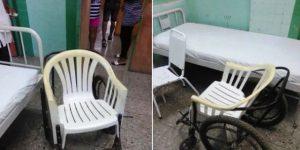 sillas de ruedas del Hospital Julio Trigo