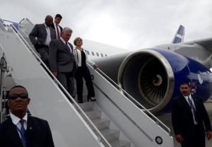 Miguel Díaz-Canel llegó a Estados Unidos