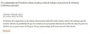 el comentario de un artemiseño