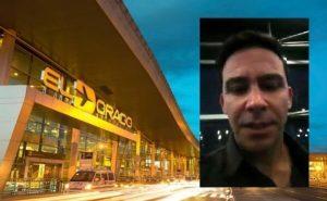 varado en el aeropuerto de Colombia