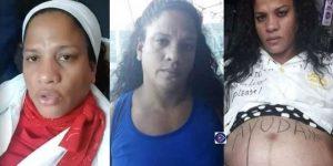 cubana varada en el aeropuerto