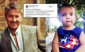 niño que pide a Dios que le donen un riñón