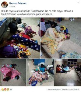 Día de Reyes en la terminal de Guantánamo