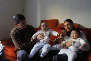trillizos que nacieron en Orense