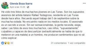 asesinos de un italiano en Las Tunas