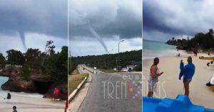 Tornado en Playa Guardalavaca