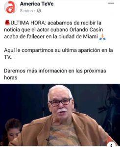 el actor cubano Orlando Casín
