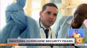 video de los médicos cubanos secuestrados en Kenia