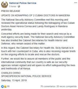 Servicio Nacional de Policía de Kenya