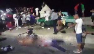 accidente masivo en el malecón
