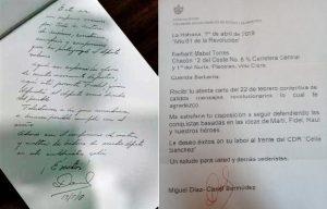 carta de Díaz-Canel