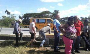 accidente vial en Placetas