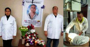 integrante de la Brigada Médica Cubana en Ecuador