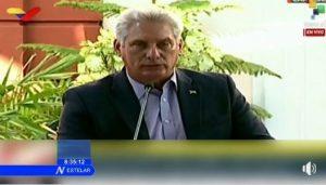 dejan mudo a Díaz-Canel