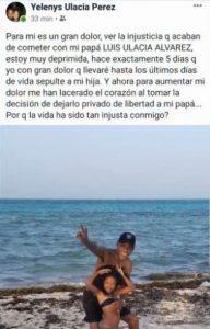 Luis Ulacia estaría preso