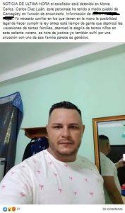 Detenido por estafa