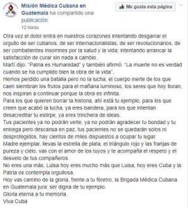 Muere en Guatemala