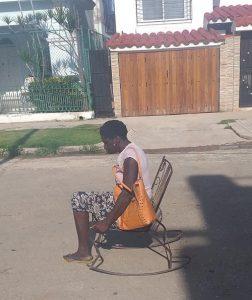 sillón de hierro
