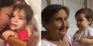 Madre de la niña Paloma
